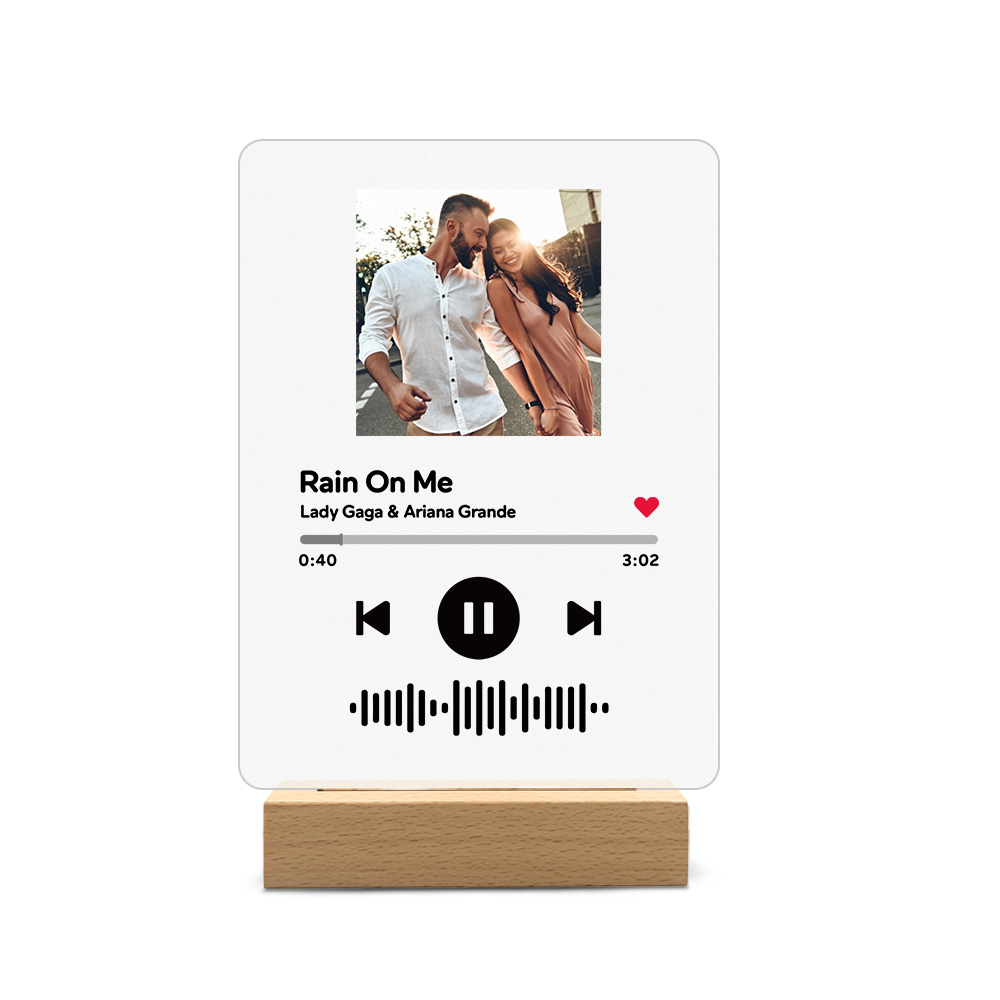 Personalized Scannable Music Code Acrylic Ornament - MadeMine Custom ...