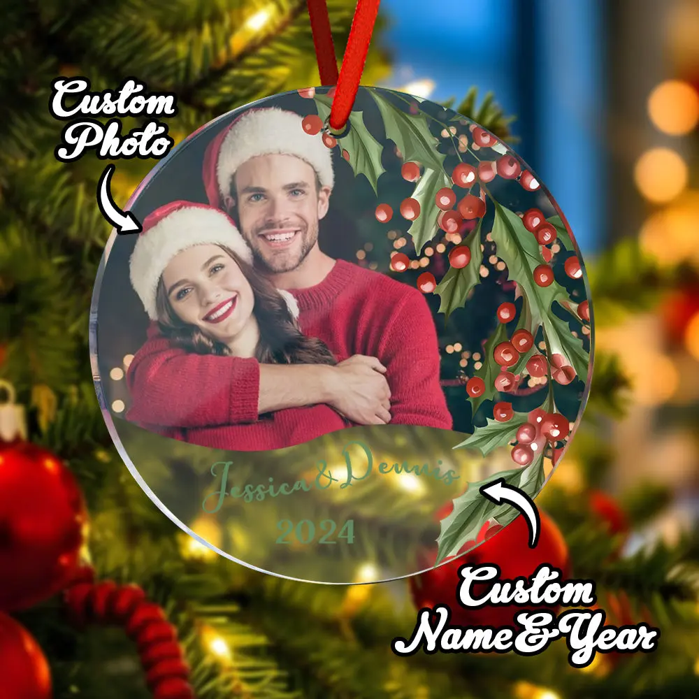 Personalized Christmas Photo Ornament Christmas Tree Decoration Gifts ...